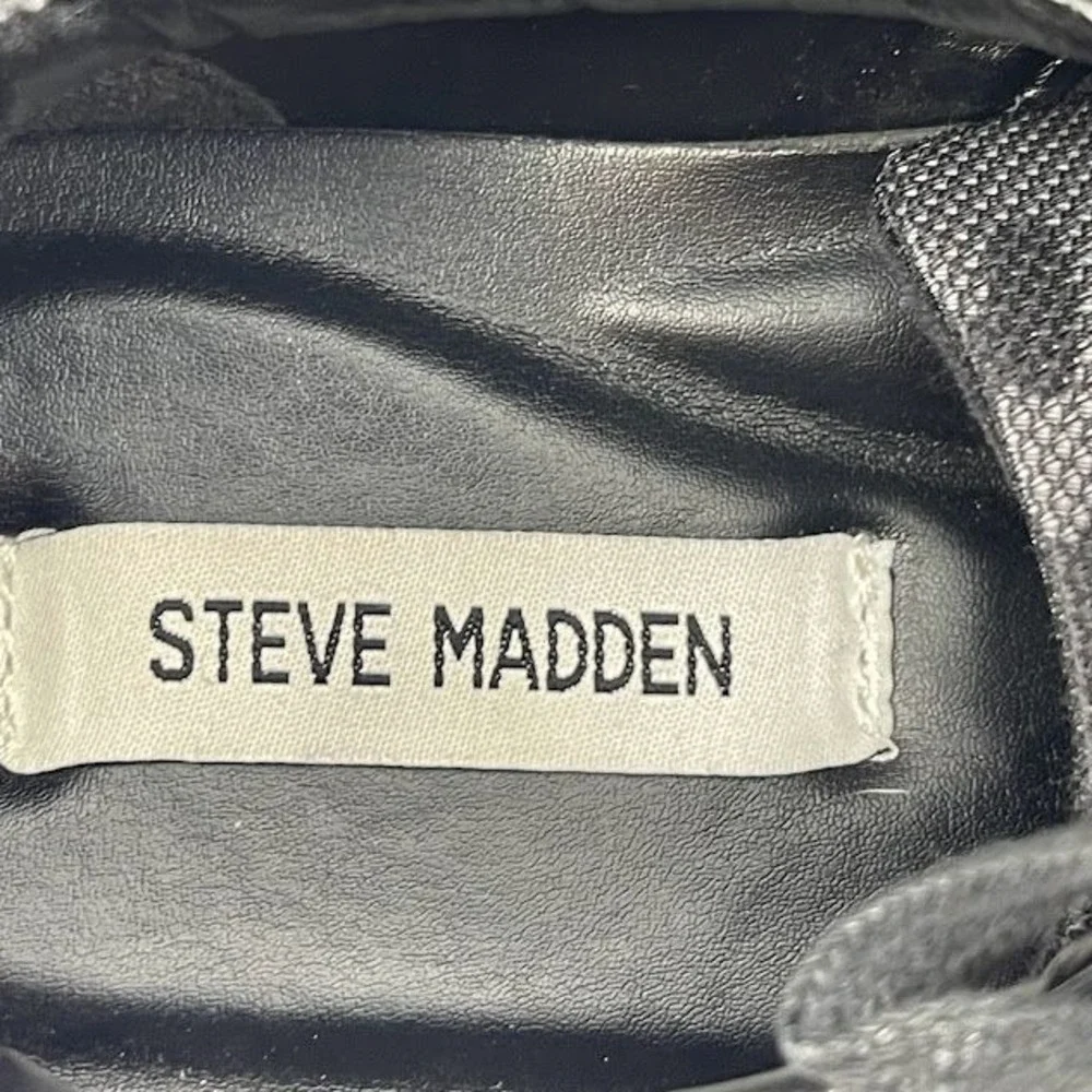 Steve Madden Men's 12 Black Camo Print Low-Top Sneakers Casual Athletic‎ Shoes